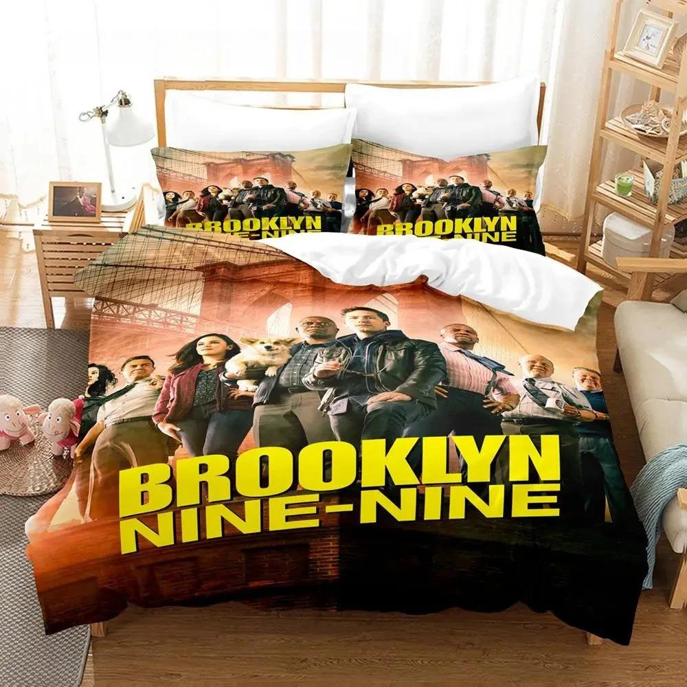 Brooklyn-Nine-Nine Bedding Set Single Twin Full Queen King Size Bed Set Aldult Boys Bedroom Duvet cover Sets 3D Print