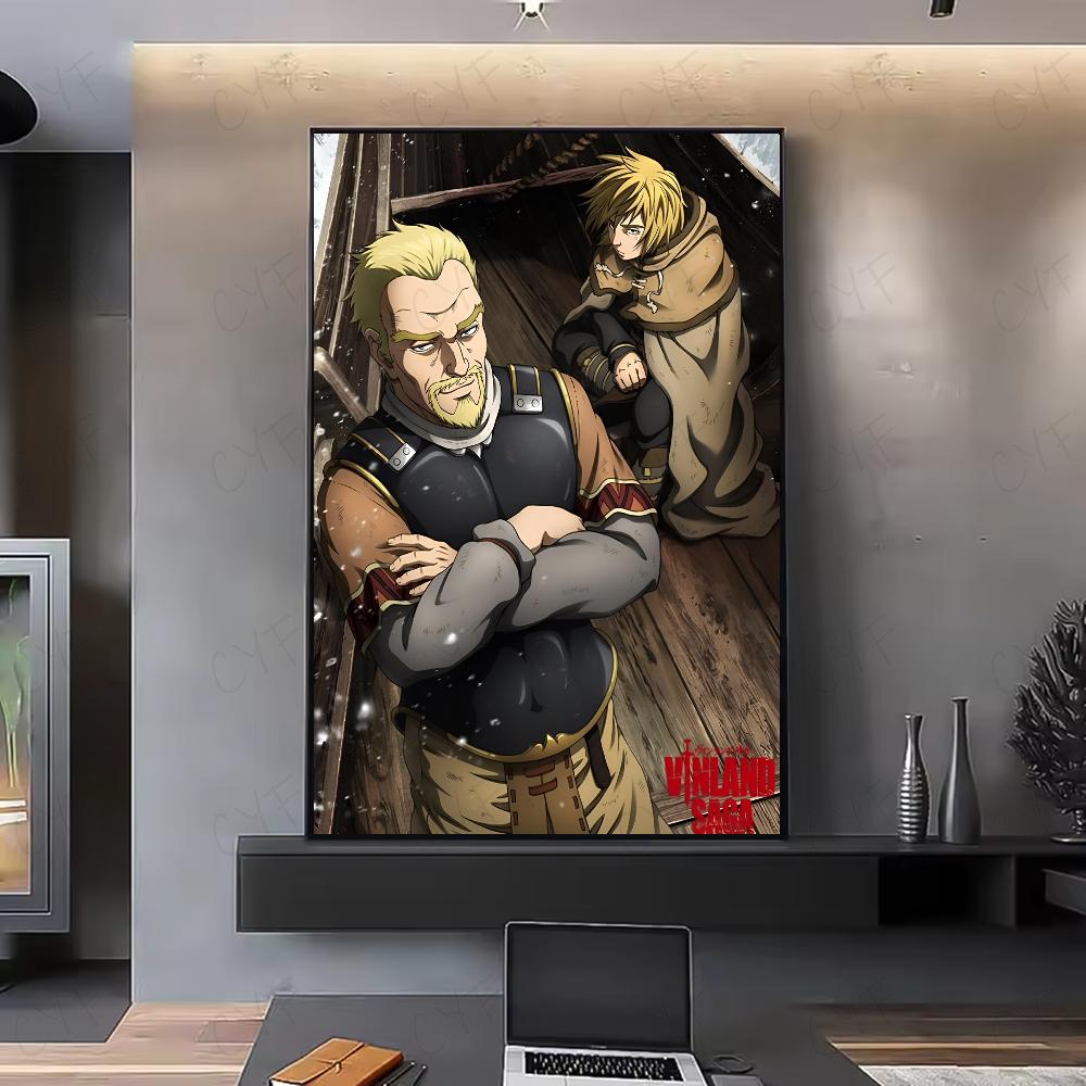 Poster Metallico Vinland Saga 20x30 Cm: Targa In Stagno Vintage Per Pub E Camerette
