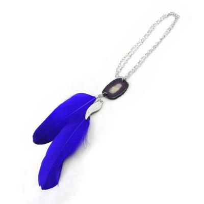 [I4370] - Blue 'Cheyennes' Designer Necklace