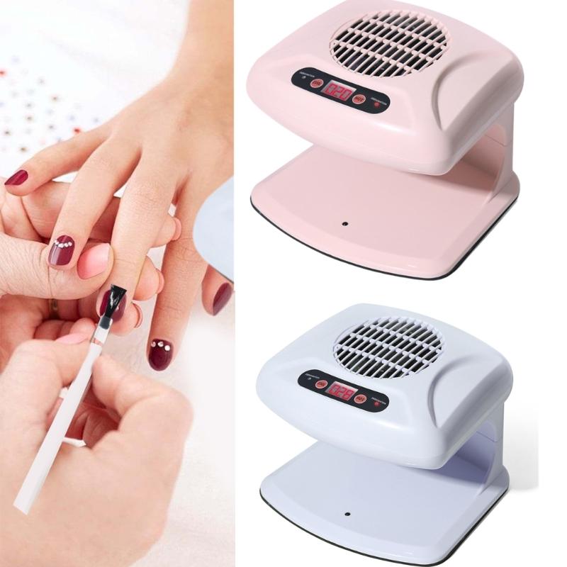 Air Nail Dryer for Regular Nails Polish 300W Warm & Cool Wind Nails Polish Dryer Nail Drying Fan with Automatic Sensors