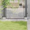 VidaXL Square Post Bases 4 Pcs Silver 91x91 Mm Galvanized Steel, Concrete Fence Base, Fence Post Base 42000010
