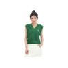 FILA X Hailey Collaboration Simple Versatile Comfortable College Style Tennis Vest Women tops Green A71W523102F-GN