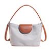 New Summer Commuting Large-capacity Tote Bag Women's Slack Niche Contrasting Color Splicing Women's Backpack