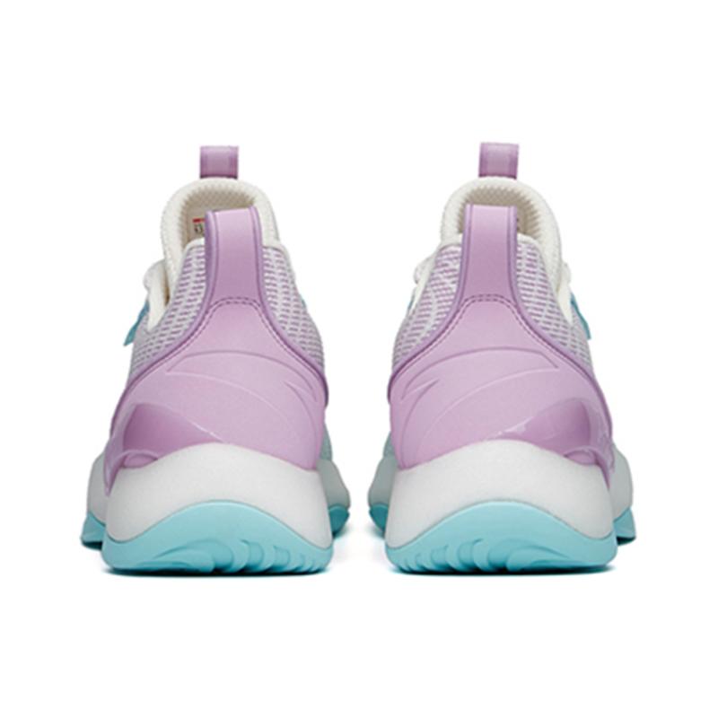 Anta Light Cavalry 7 Abrasion Resistant Breathable Low Top A Flash Bubble Basketball Shoes Men's White Blue Purple Sneakers 112221606-2