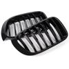 Αυτοκίνητο Μπροστινό Sport Kidney Grill Grill Matte Glossy για BMW X3 F25 X4 F26 14-17 Single Line Slat Ανταλλακτικά Racing Bumper Grill