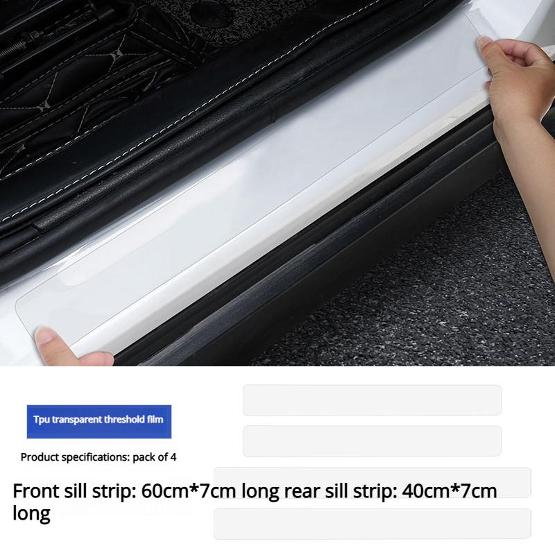

FOR BYD E2 Tang DM Han Qin PLUS Yuan Pro Song MAX car threshold strip anti-stepping transparent pedal protection strip