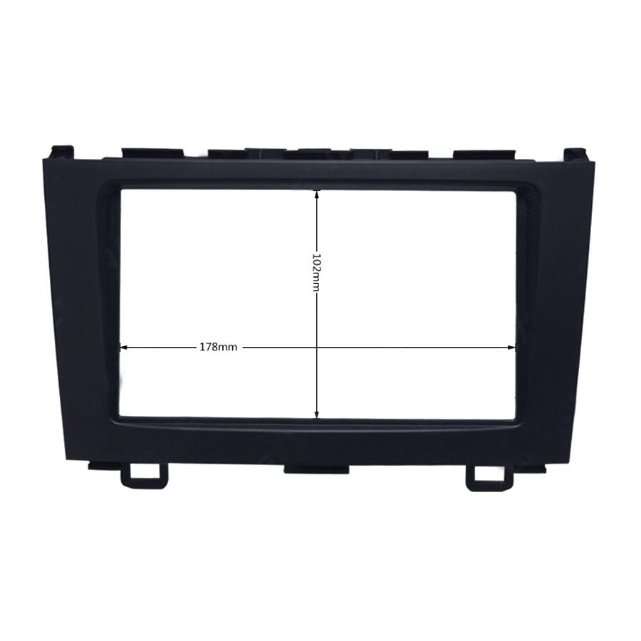 Für 2007-2011 HONDA CR-V Autoradio Radio Blende Armaturenbrett 2 Din Rahmen ABS