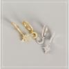 Asymmetrical Star Moon Earrings Women Sterling Studs Fashion Trendy Ear Cuffs