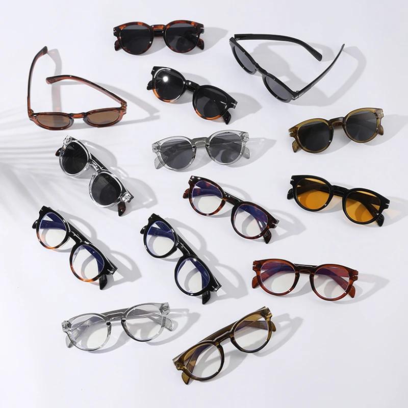  New Retro Round Punk Men Sunglasses Fashion Brand Designer Women Rivets Sun Glasses Shades UV400