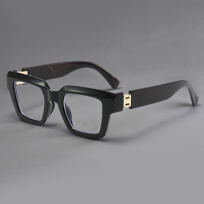 

Мужские большие очки для чтения за компьютером с мраморным рисунком для пресбиопии, линзы с защитой от синего света, оправа для очков 0+0.5+0.75+1.0+1.25+1.5+1.75+2 0 чёрный