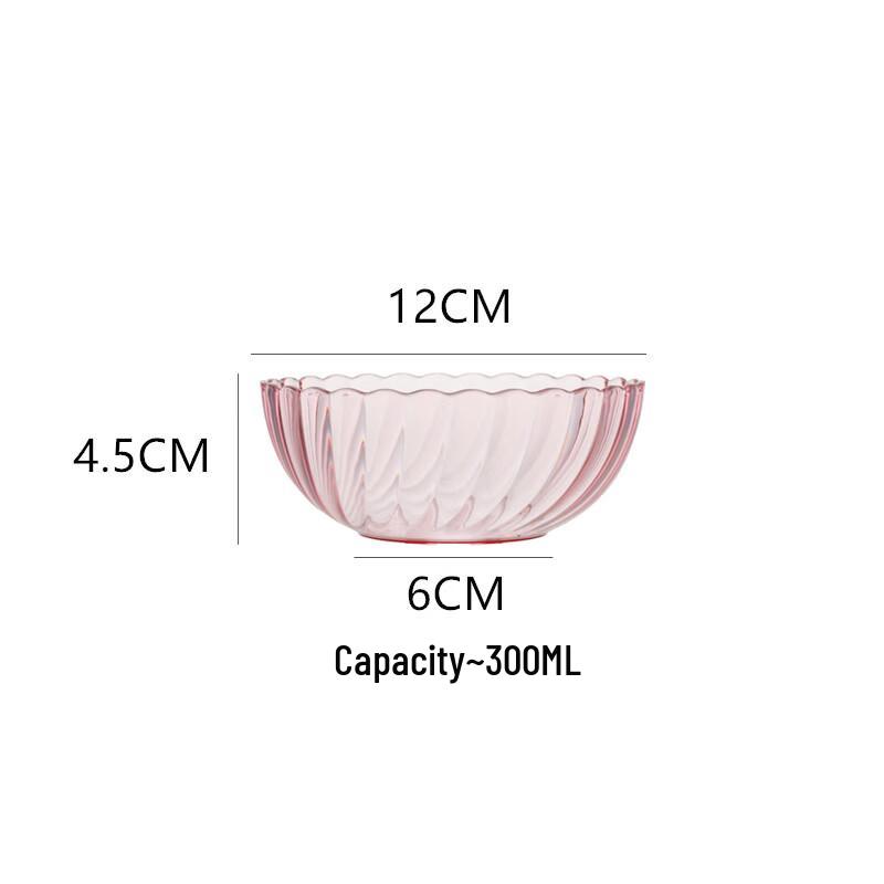 Jingbaodi High-Temperature Transparent Plastic Bowl