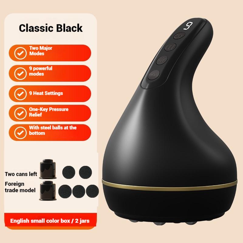 Electric Gua Sha Device: Full-Body Heated Cupping Instrument with Vacuum Suction for Gua Sha  Cupping, Home Massager