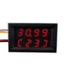 4 Digit Dual Display LED Voltage Current Meter DC 0 To 200V High Accuracy Ultra Small 48x29x21mm Size Compact Design