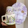 Vintage Wind Ceramic Teapot and Cup Set - Perfect Gift for Her: Birthday or Friend's Wedding