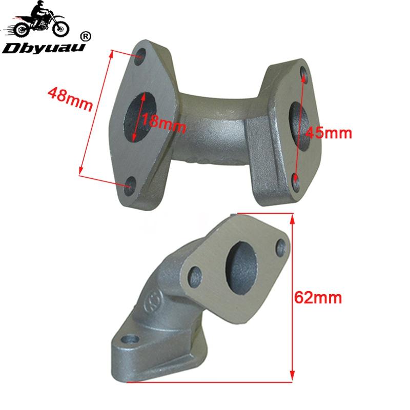 Dbyuau 18mm Inlet Manifold Intake Pipe For Z50 Mini Trial Monkey Bike