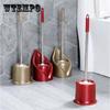 Creative Stainless Steel with Base Toilet Brush Cleaning Long Handle Cleaning Set