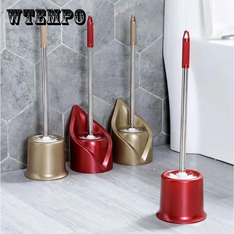 

Креативная чистящая щетка из нержавеющей стали с основанием, набор для чистки с длинной ручкой