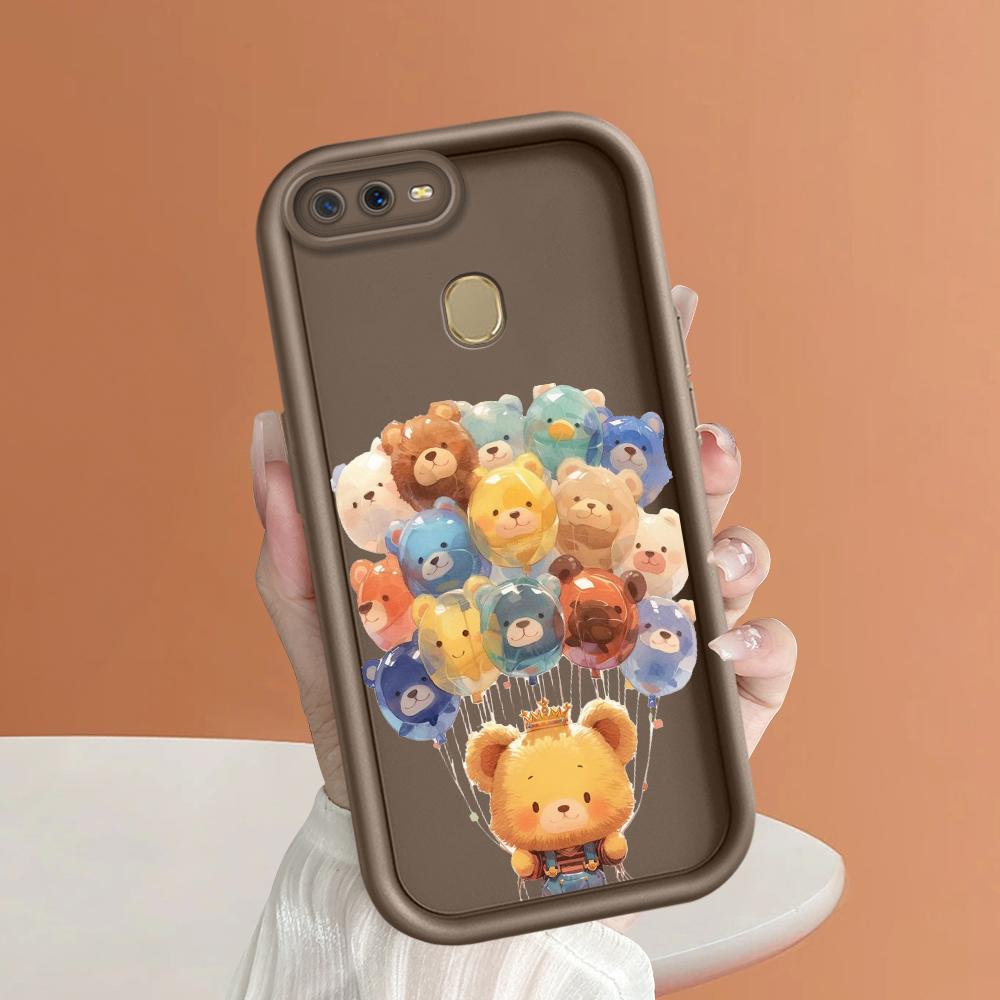 Soft Silicone Square Ladders Cartoon Pattern Full Cover Camera Protection Shockproof Case for OPPO Reno Realme OnePlus