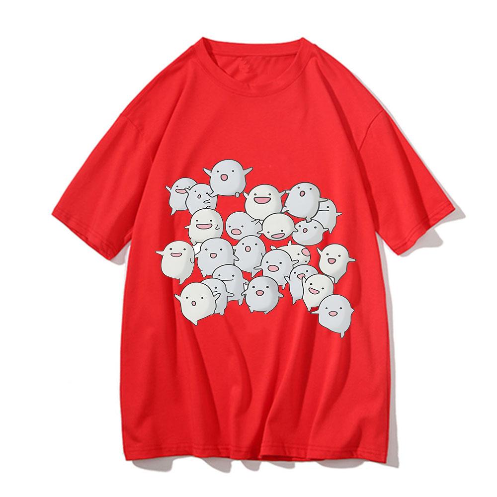 Warawara THE BOY AND THE HERON T Shirt Men/Woman Harajuku Aesthetic Graphic Kawaii Shirt Unisex Casual High Quality Cute Clothes