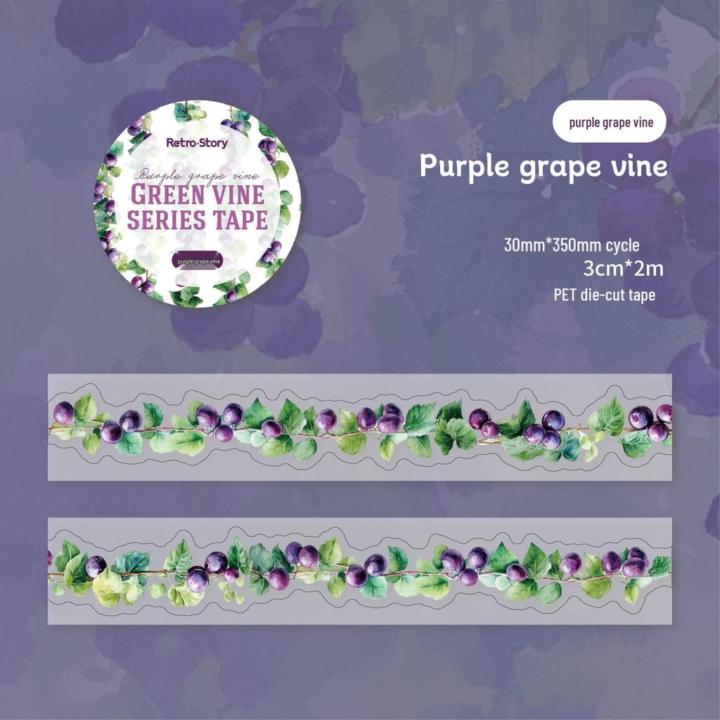 Ruban Washi Paysage Créatif: Style Ins Irrégulier pour le Journaling DIY, la Décoration de Plantes et de Fleurs