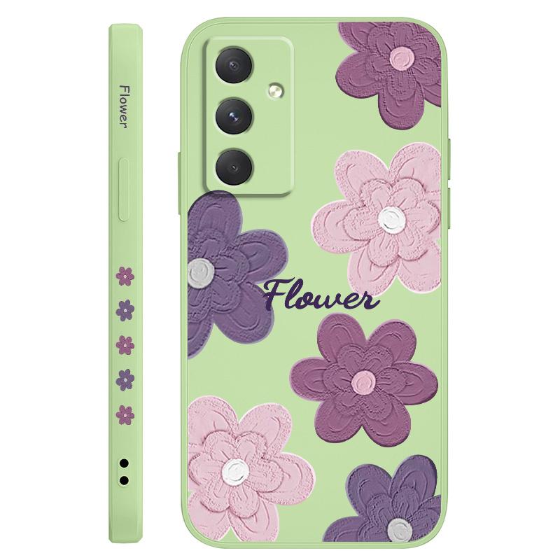 Funda de Teléfono con Flores Moteadas Para Samsung Galaxy A56 A36 A26 A16 A06 A55 A35 A25 A15 A05 A05S A54 A34 A24 A14 A04 A04S A04E 4G 5G C