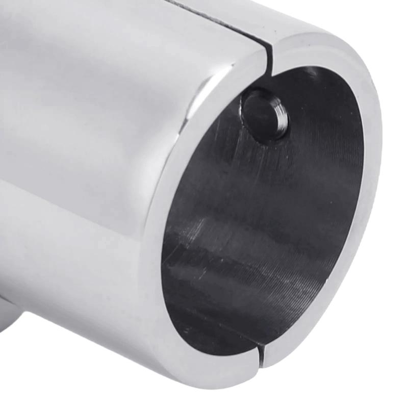 Marine Handrail T Fitting Steel 90 Degree Connector Steel Handrail Tees Joint Boating Accessory 90 Degree Tube Connector