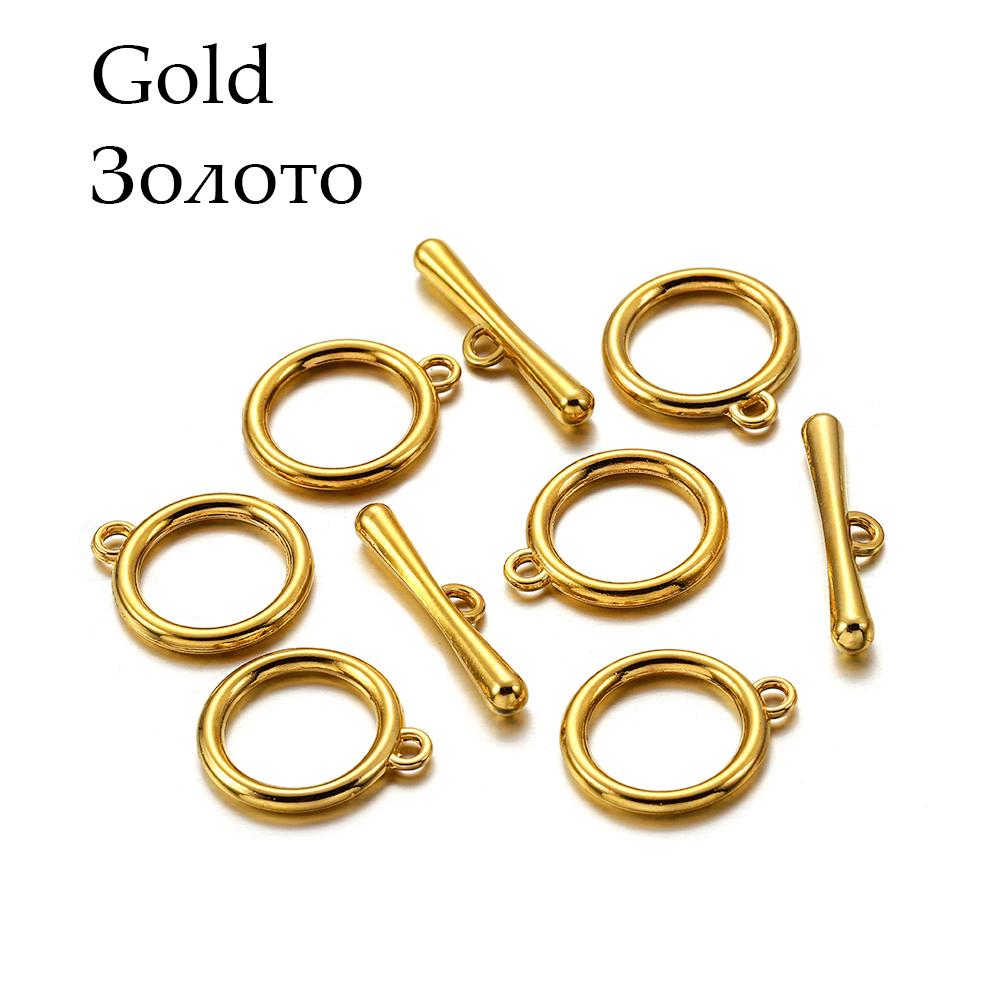 10/20Sets Mehrfarbiger Kreis OT Knebelverschlüsse Haken Verbinder für DIY-Schmuckherstellung, Zubehör, Zubehör, Armband