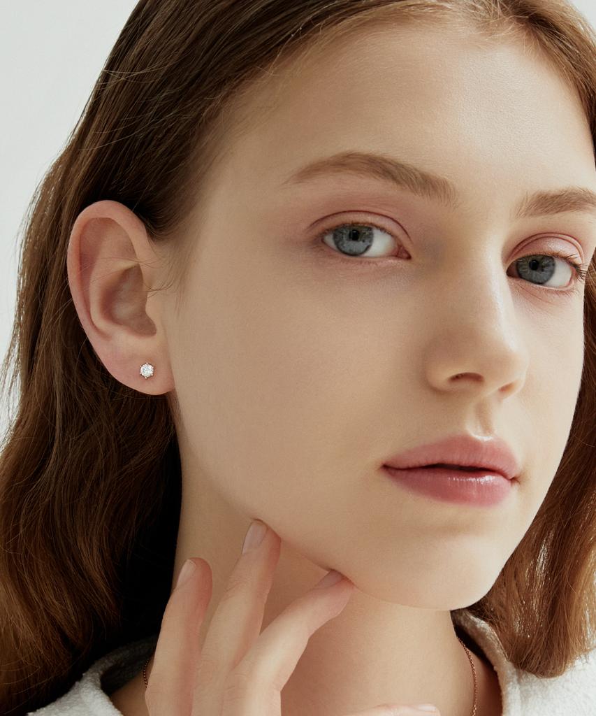 Jestina Lala J Heart Ear Jacket Earrings (Jjljeq4Bf376Sr000)