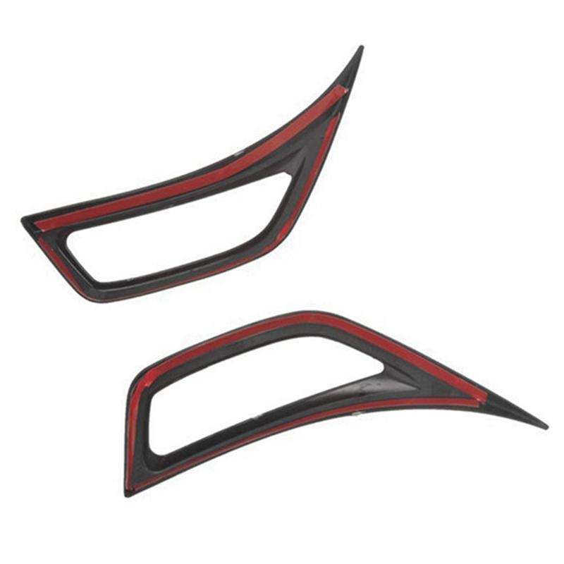 Carbon Fiber Look Fender Side Air Vent Trim Cover For Jeep Wrangler JL 2018-2025 Car Body Fender Plate Trim