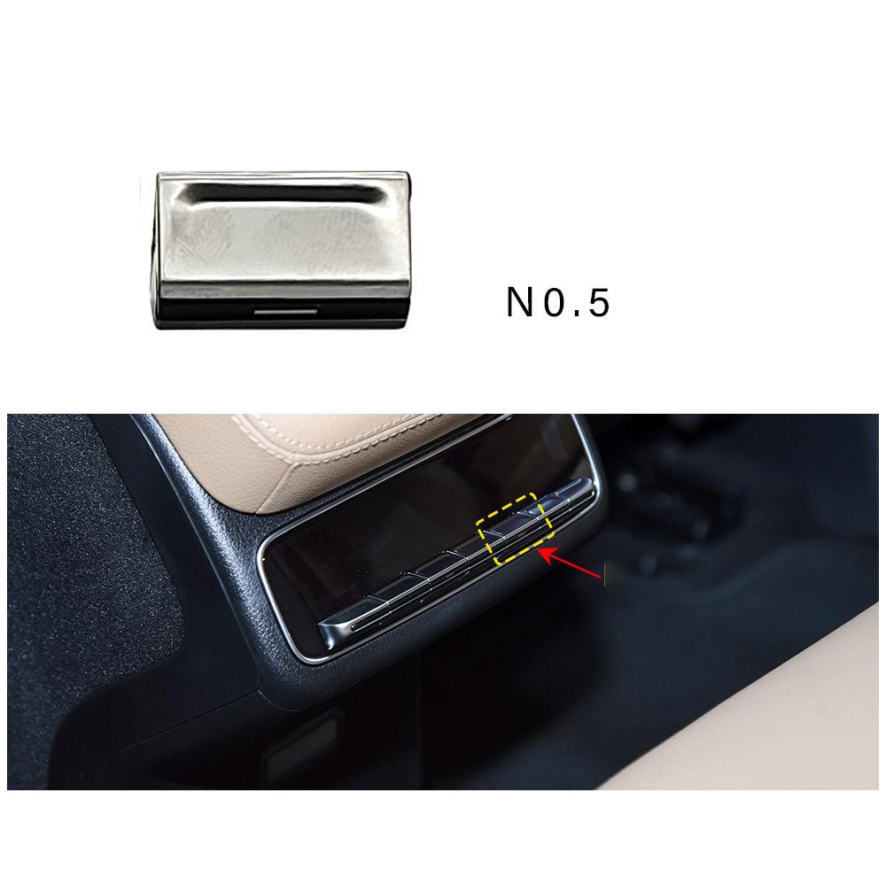 For Mercedes Benz W167 GLE GLS Rear Air Conditioning Switch Adjustment Button Rear Multimedia Switch Button Cover