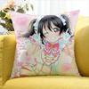 Yazawa Nico Love Live Anime Girl Various Sizes Square Pillow Case For Car Home Bedchamber Decor