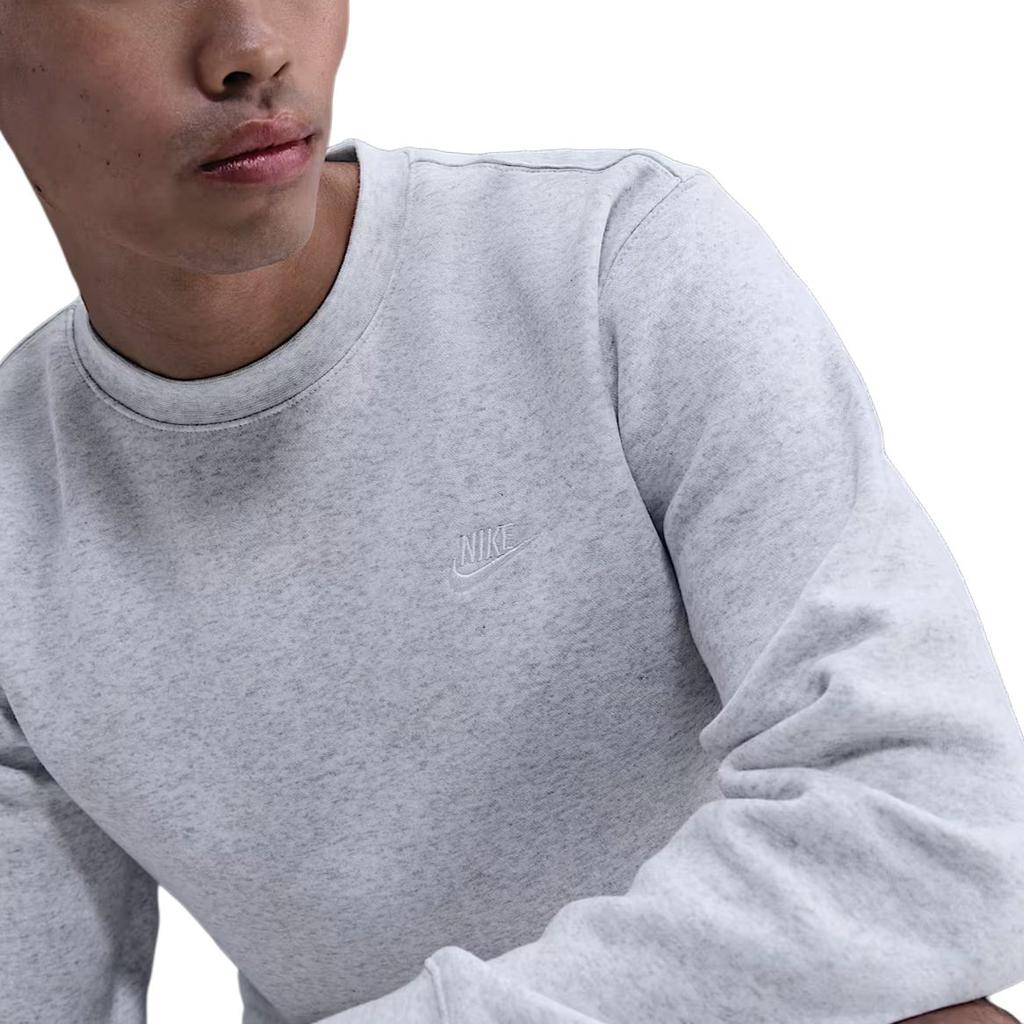 Nike Sweatshirts Men's Gray Crew Neck Moderate FN3887-051
