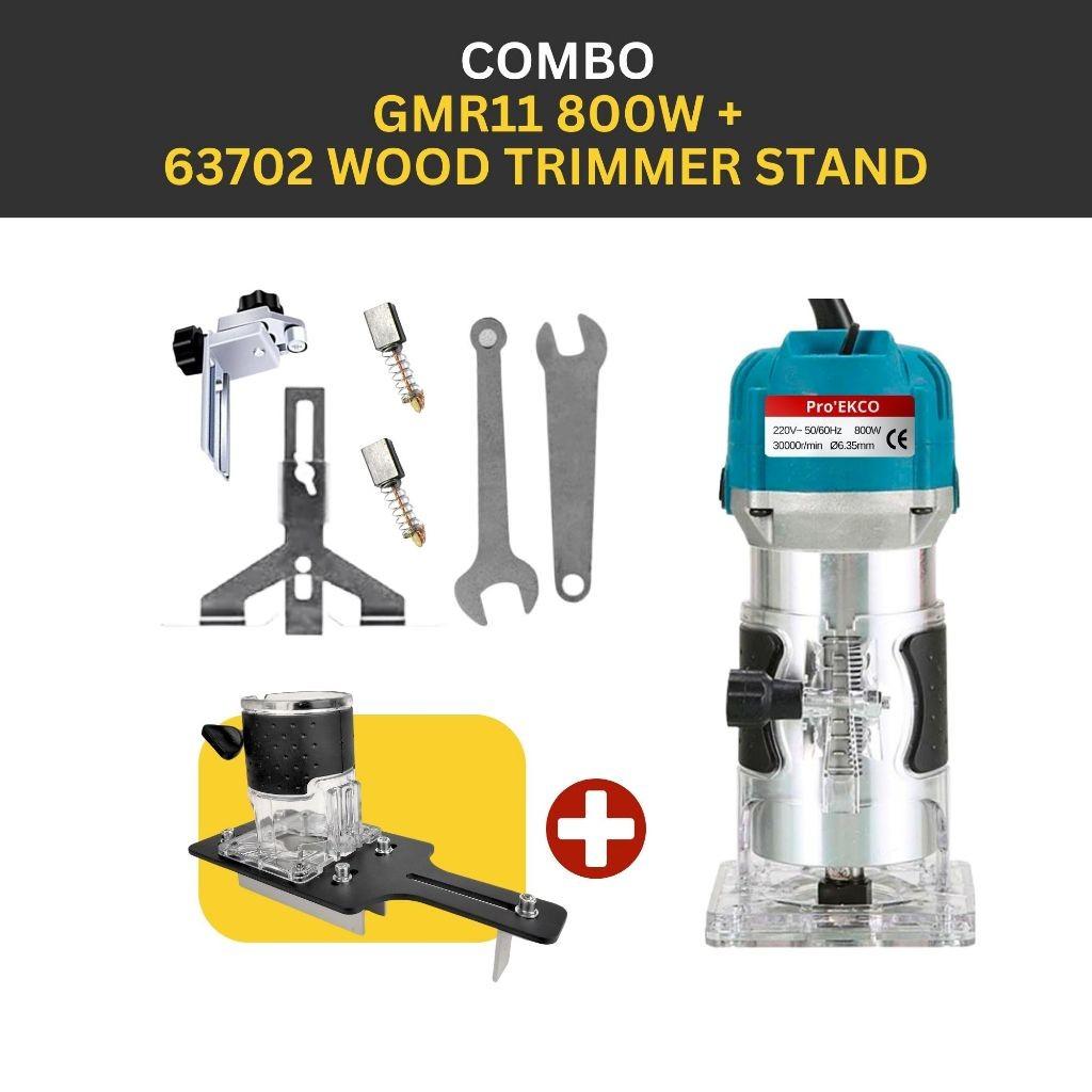 800W High Power Electric Wood Trimmer Handheld Engraving Slotting Router Portable Woodworking Power Tool