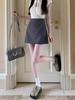 Women's Black Bodycon Skirt: White Polka Dot, High Waist, A-line, Summer Casual Versatile Short Skirt