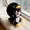 Cartoon Penguin Girl Plush Toy, Standing Sitting Lying Stuffed Penguin Doll, Game Inspired Animal Costume Girl Collectible Plushie, Gift for Kids