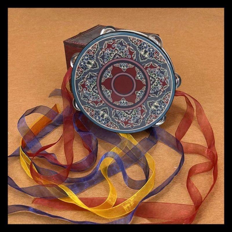 Children's Xinjiang Dance Tambourine for Orff Instrument Teachers and Grade Exams