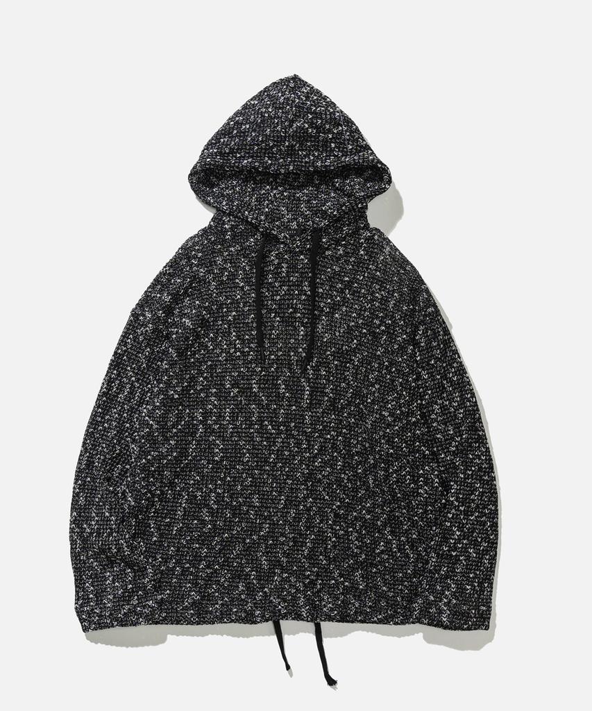 VASTIC Grunge Knit Hoodie_Black