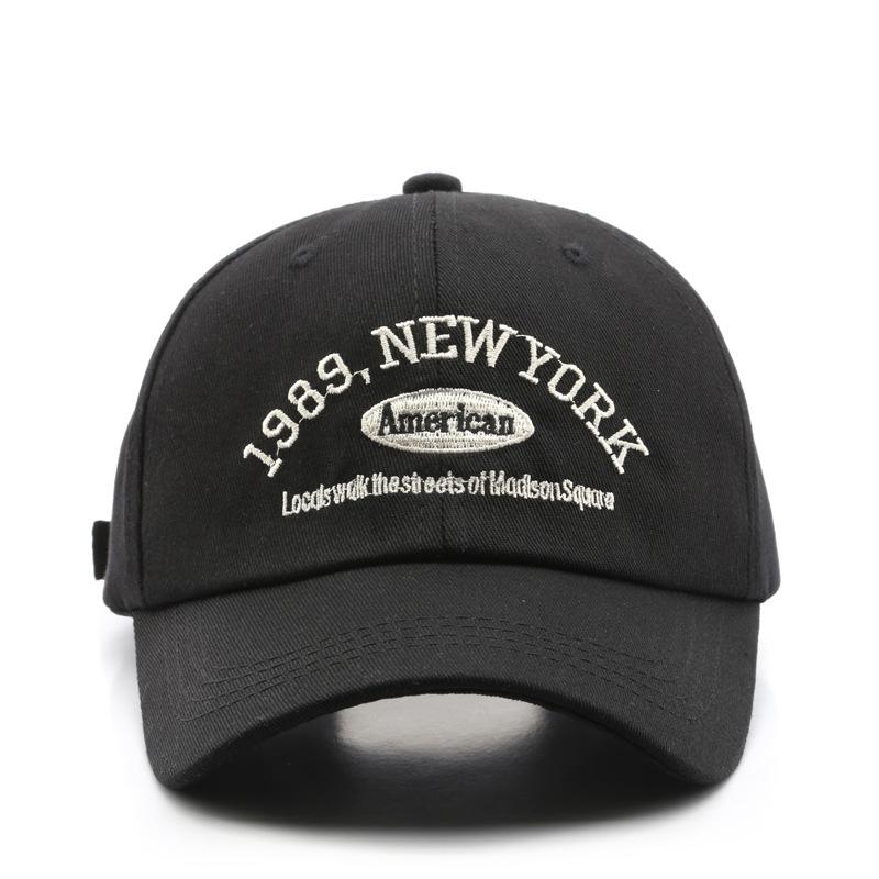 Brand Quality 6 Panel Embroidered Custom Dad Hat Cap Customize Logo Sport Men Baseball Cap with Curved Brim Adjustable Closure чёрный