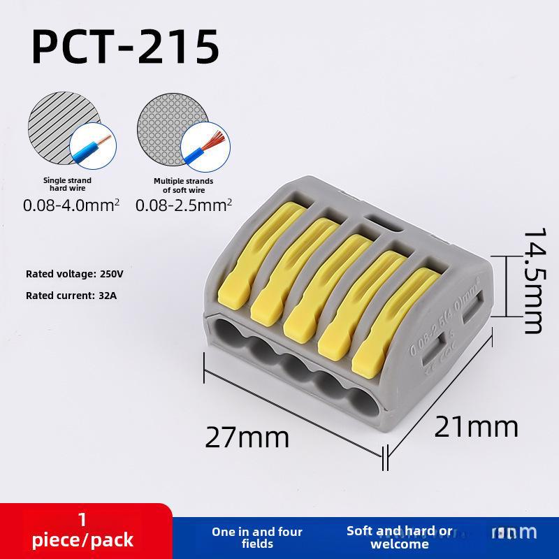 Blocuri Conector Rapid pentru Cabluri PC-212/213/214/215/218 - Portocaliu/Albastru
