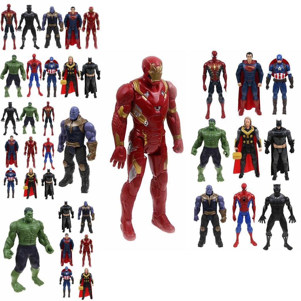 Atemberaubende Avengers Infinity War Hulk Spiderman Thanos 12" Tönende Leuchtfigur Spielzeug Ideales Geschenk für Superhelden-Enthusiasten