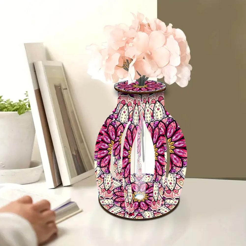 Diamond Painting Flower Vase Diamond Painting Tabletop Vase Ornaments Kit Home Table Decor