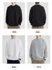 Men's Autumn Sports Loose Fit Solid Color Pullover Hoodie with Long Sleeves