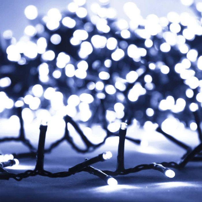 VidaXL Guirlande à LED Compacte avec 3000 LED Décoration de Noël Ornement de Vacances Décoration de Fête Intérieur Blanc 343270