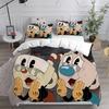 New 3D Print Game Cartoon Cuphead Bedding Sets Comforter Quilt Bed Cover Duvet Cover Pillow Case 2-3 Pieces Sets Kids Adult Size
