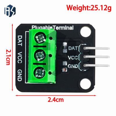 DS18B20 Moduł Czujnika Temperatury Zestaw Wodoodporny 100 CM Kabel Czujnika Cyfrowego Ze Stali Nierdzewnej Sonda Terminal Adapter Do Arduino