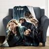 Custom Name Harry Potter Adventure blanket for Couch & Bed, Plush Cozy Fuzzy Blanket Super Soft & Warm Blankets for Fall and Winter. 090863