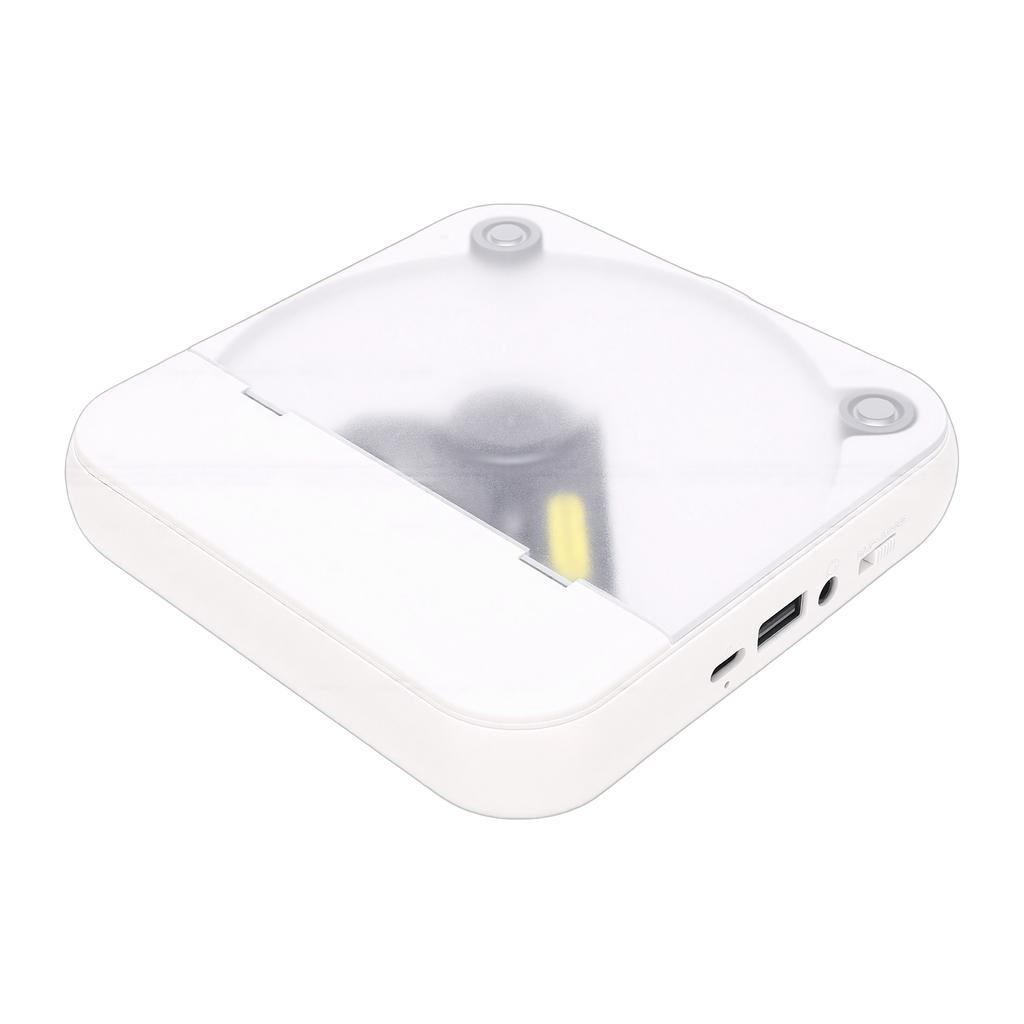 Portable CD Player Bluetooth 5.3 MP3 Dual Stereo Speaker Desktop CD Music Player with Headphone for Home Car