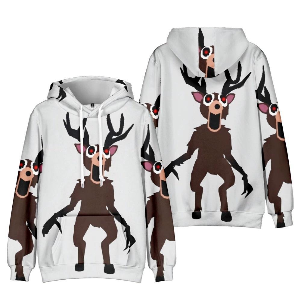 

99 ночей в лесу Смешное худи Мужская мода Юмор Стиль Графические толстовки Мода Харадзюку Мультяшные худи 6 цветов XS белый