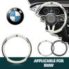 Neues Auto 2025 Für BMW Neues Auto Leder Kohlefaser Rutschfeste Lenkradabdeckung Für BMW E46 E39 E90 E60 E36 F30 F10 E34 X5 E30 F