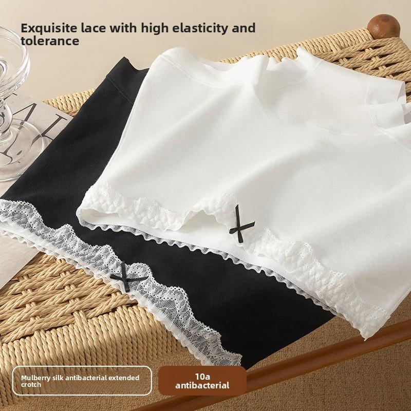 Women's Summer Thin New Lace Cotton Grade 10A Anti Bacterial Crotch Flat Angle Underwear